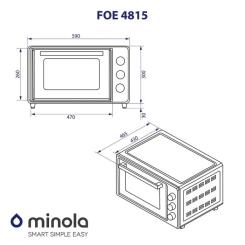 Электропечь Minola FOE 4815 WH Фото 11