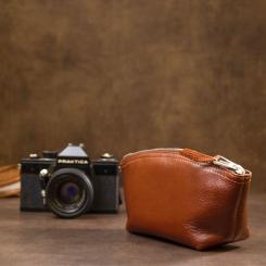 Косметичка Grande Pelle Из кожи Коричневая Фото 8