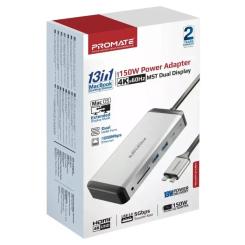 Концентратор Promate USB Hub 13 ports versahub-mst.grey Фото 1