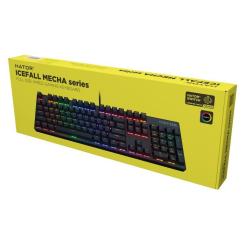 Клавиатура Hator Icefall Mecha Rainbow USB Black Фото 5