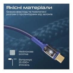 Дата кабель Promate USB-C to USB-C 1.2m Фото 5