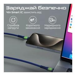 Дата кабель Promate USB-C to USB-C 2.0m Фото 5