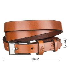 Ремень Grande Pelle Женский Коричневый Фото 3