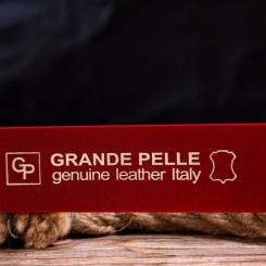 Ремень Grande Pelle Жіночий з натуральної шкіри Червоний Фото 8