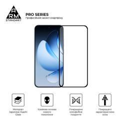 Стекло защитное Armorstandart Pro OPPO Reno13 5G Black Фото 1