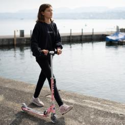 Самокат Micro Sprite LED Неонова троянда Фото 7