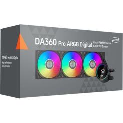 Система жидкостного охлаждения PcCooler DA360 Pro ARGB Digital BK Фото 5