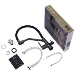 Смеситель Kroner Klassisch-PVD03817BLK Фото 7