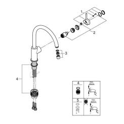 Смеситель Grohe QuickFix 31553001 Фото 1