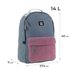 Рюкзак школьный GoPack Education Teens 147 темно-сірий Фото 1