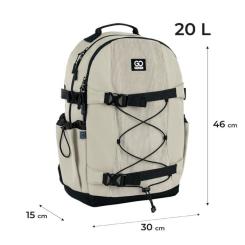 Рюкзак школьный GoPack Education Teens 186 бежевий Фото 1