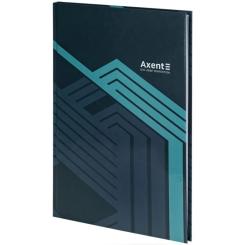 Книга записная Axent Lines А4, 96 аркушів, клітинка, сіра Фото 1