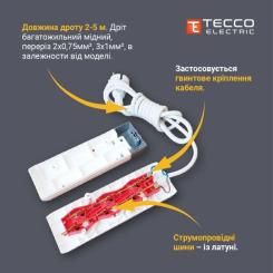 Сетевой удлинитель TECCO 3м 3 поста black Фото 4