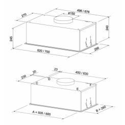 Вытяжка кухонная Eleyus NAVIS 800 LED 52 BL Фото 11