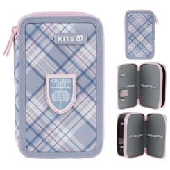Пенал Kite 623 College Line Girl, 2 відділення Фото