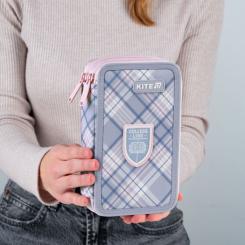 Пенал Kite 623 College Line Girl, 2 відділення Фото 6