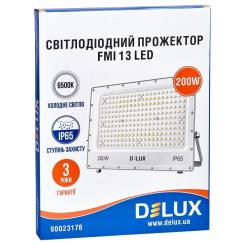 Прожектор Delux FMI 13 LED 200Вт 6500K IP65 Фото 1