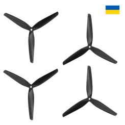 Пропеллер для дрона PROP UA CF10х5x3 2СW+2CCW Фото 1