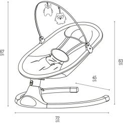 Кресло-качалка MoMi Kenani Onyx Sand Фото 2