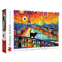 Пазл Trefl Кошка в Париже 1000 элементов Фото