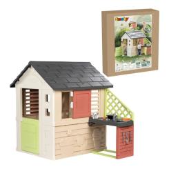 Игровой домик Smoby Life Сонячний з літньою кухнею Фото 1
