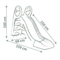 Горка Smoby Life з водним ефектом блакитно-бежева Фото 3