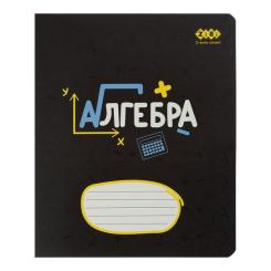 Тетрадь ZiBi предметний BLACK, 36 аркушів, клітинка, алгебра Фото