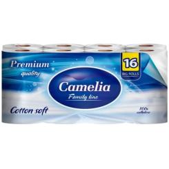 Туалетная бумага Camelia Premium 3 шари 16 рулонів Фото