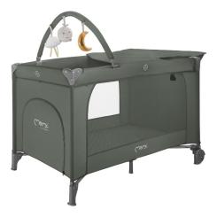 Детский манеж MoMi BELOVE PLUS темно-зелений Фото