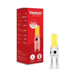 Лампочка Vestum LED COB G9 5W 3000K 220V Фото 1
