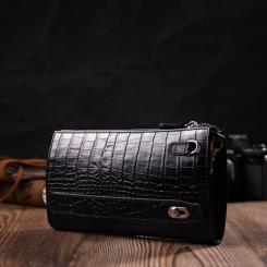 Кошелек Bond Accessories Из натуральной кожи Черная Фото 8