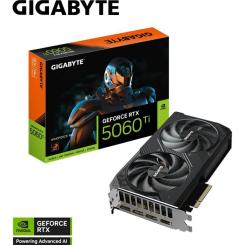 Видеокарта GIGABYTE GeForce RTX5060Ti 16Gb WINDFORCE Фото 10