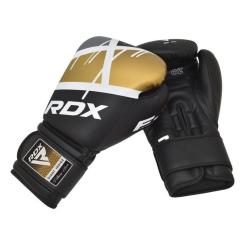 Боксерские перчатки RDX F7 Ego Black Golden 12 унцій Фото 3