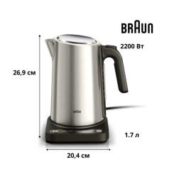 Электрочайник Braun WK 5205 BK Фото 2