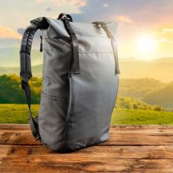 Рюкзак туристический Schwarzwolf Pektusan Rolltop сірий Фото 6