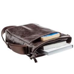 Сумка Shvigel Мессенджер Коричневая Фото 4