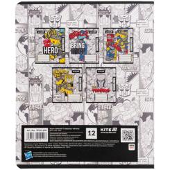 Тетрадь Kite Transformers, 12 листов, клетка Фото 4