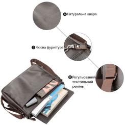 Сумка Shvigel Коричневая Фото 3