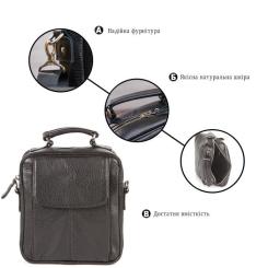 Сумка Shvigel Кожаная Черная Фото 3