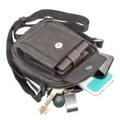 Сумка Shvigel Из винтажной кожи Черная Фото 4