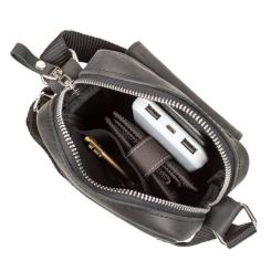 Сумка Shvigel Из винтажной кожи Черная Фото 5