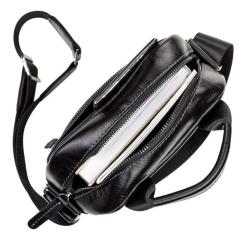 Сумка Shvigel Кожаная Черная Фото 5