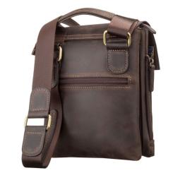 Сумка Shvigel Кожаная Коричневая Фото 1