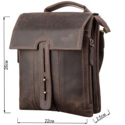 Сумка Shvigel Кожаная Коричневая Фото 2