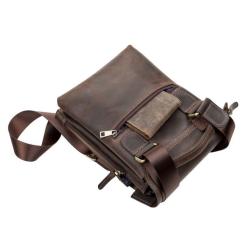 Сумка Shvigel Кожаная Коричневая Фото 6