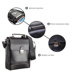 Сумка Shvigel Кожаная Черная Фото 3