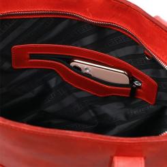 Сумка Shvigel Винтажная кожаная Красная Фото 3