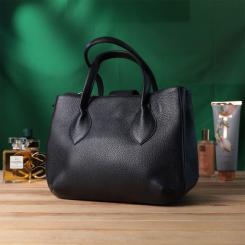 Сумка Shvigel Из натуральной кожи Черная Фото 9