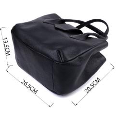 Сумка Shvigel Из натуральной кожи Черная Фото 2