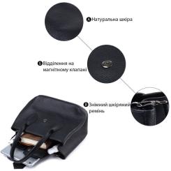 Сумка Shvigel Из натуральной кожи Черная Фото 3